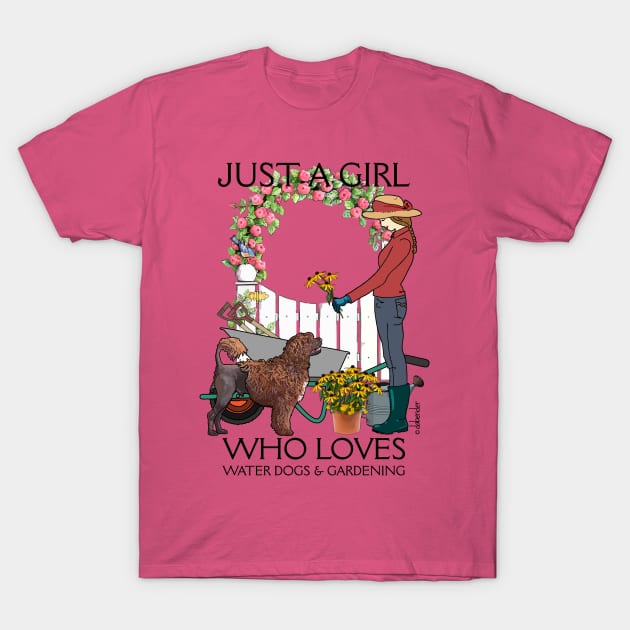 Just A Girl - Brown Lion T-Shirt by avondalealley